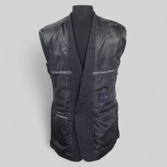 Tommy Hilfiger Men's Flannel 2 Button Sports Coat Blazer 42R - Picture 10 of 13